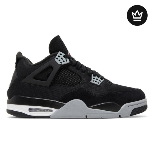 Nike Air Jordan 4 Retro 'Black Canvas'