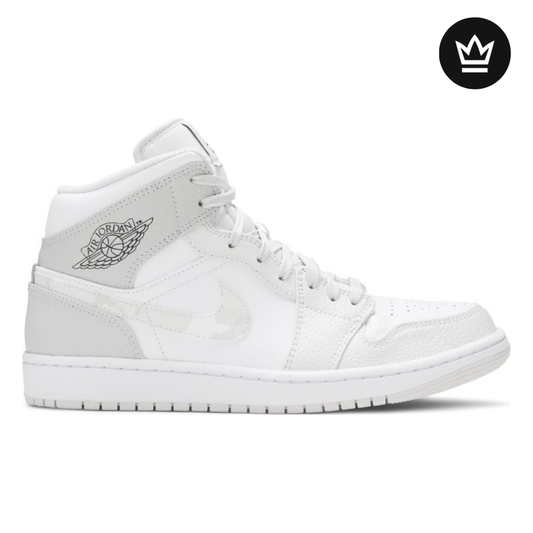 Nike Air Jordan 1 Mid 'Swoosh Logo - Grey Camo'
