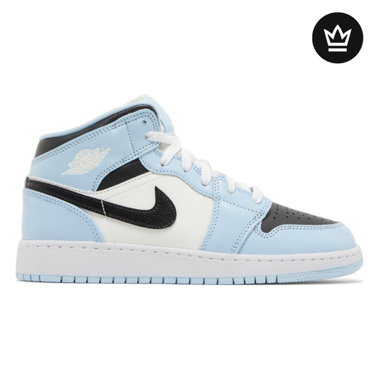 Nike Air Jordan 1 Mid GS 'Ice Blue'