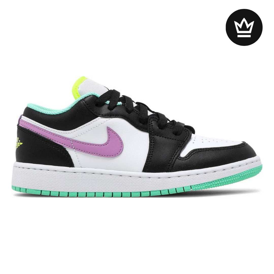 Nike Air Jordan 1 Low GS 'White Violet Shock'
