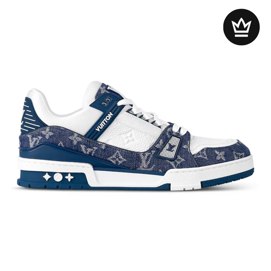 Louis Vitton LV Trainer White Blue