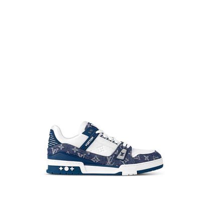 Louis Vitton LV Trainer White Blue