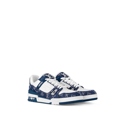 Louis Vitton LV Trainer White Blue